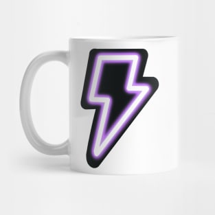 Neon Purple Lightning Bolt Mug